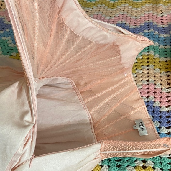 Floral Strapless Dress in Pink - Picture 14 of 16